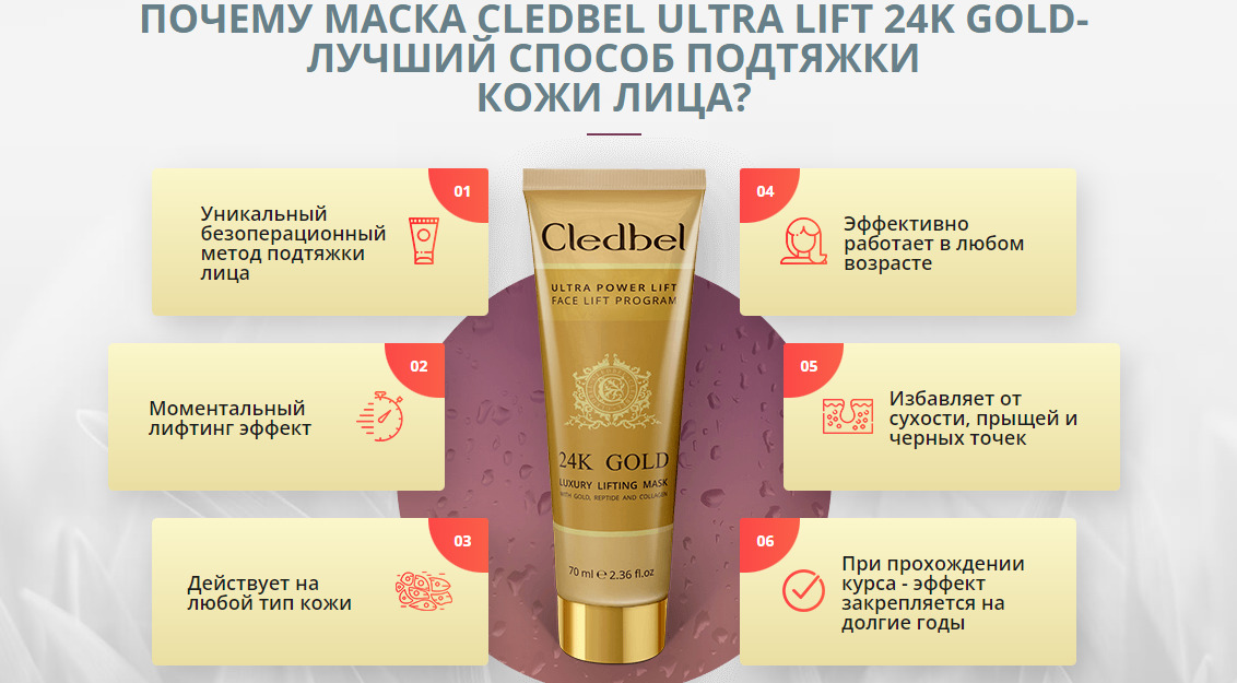 Почему Cledbel 24K Gold вам поможет